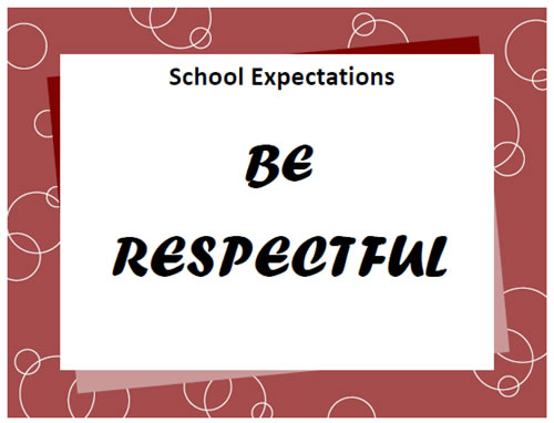 Be respectful